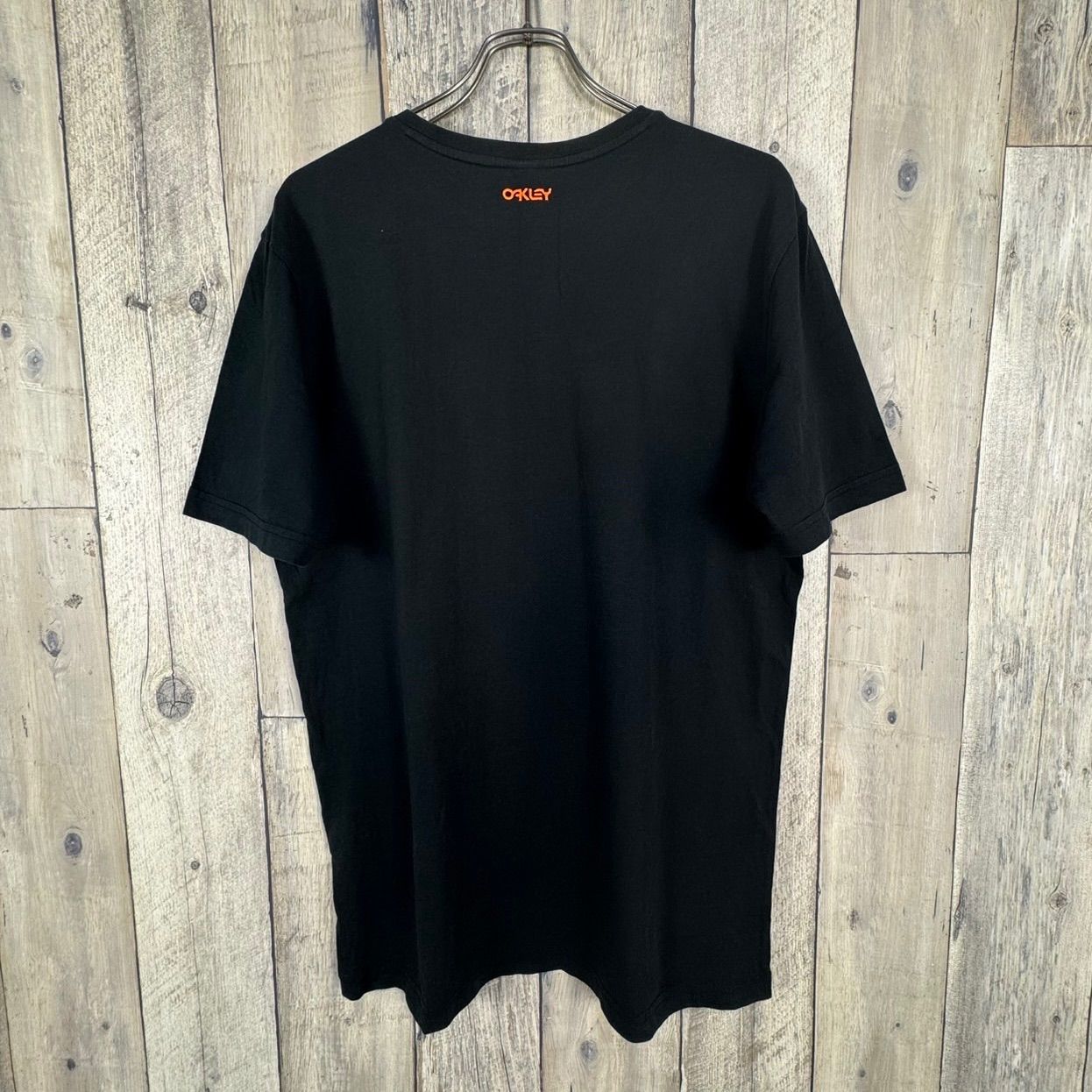 OAKLEY オークリー ブラック サングラス 両面 刺繍 半袖 Tシャツ TEE 