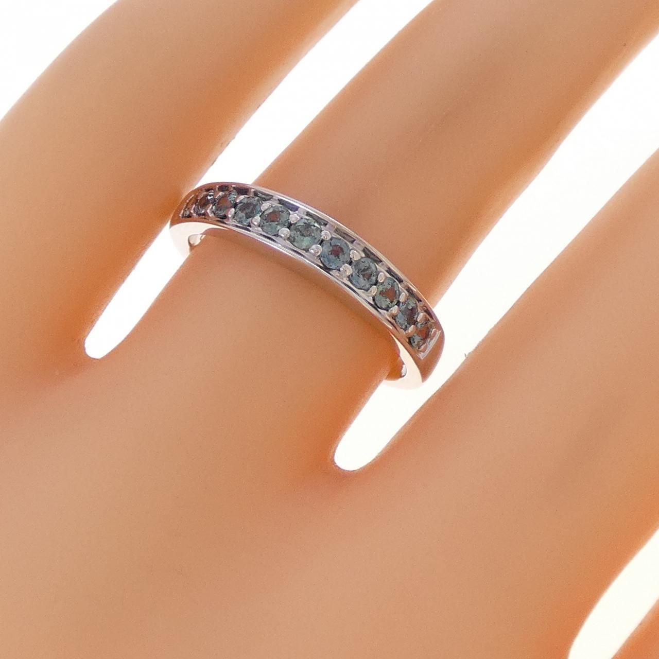 K18WG アレキサンドライト リング 0.43CT - メルカリ