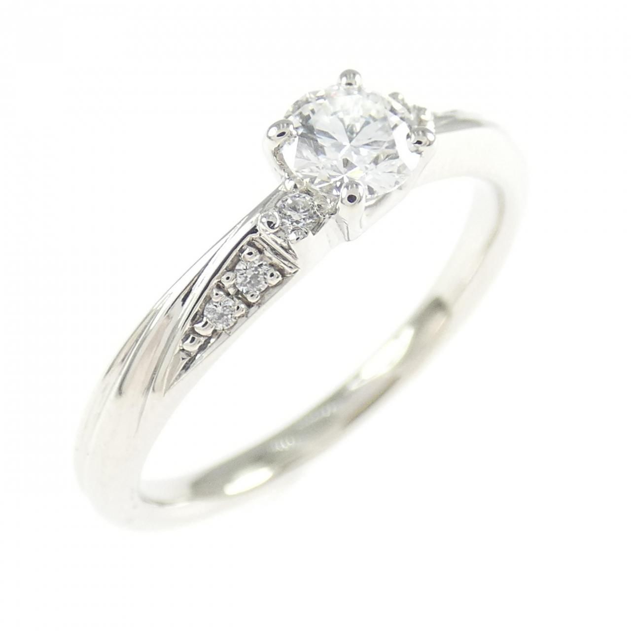 PT900 ダイヤモンド リング 0.263CT D VVS1 3EXT H&C