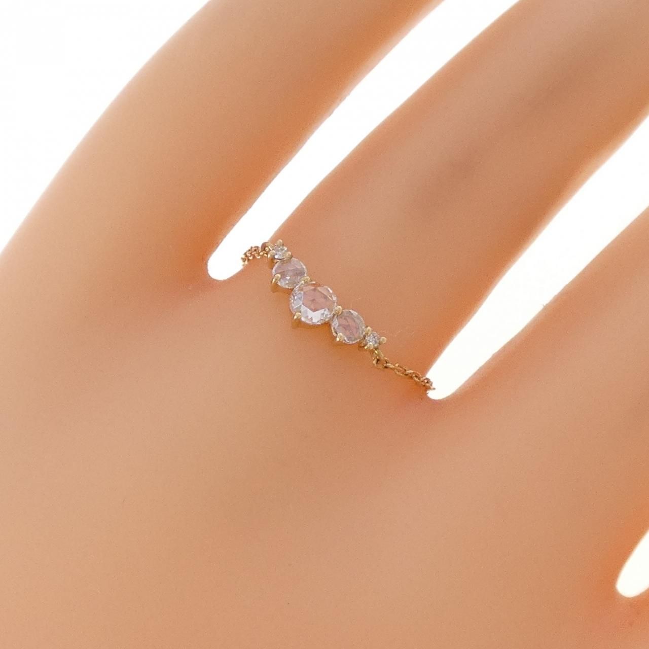K18YG ダイヤモンド リング 0.12CT - メルカリ