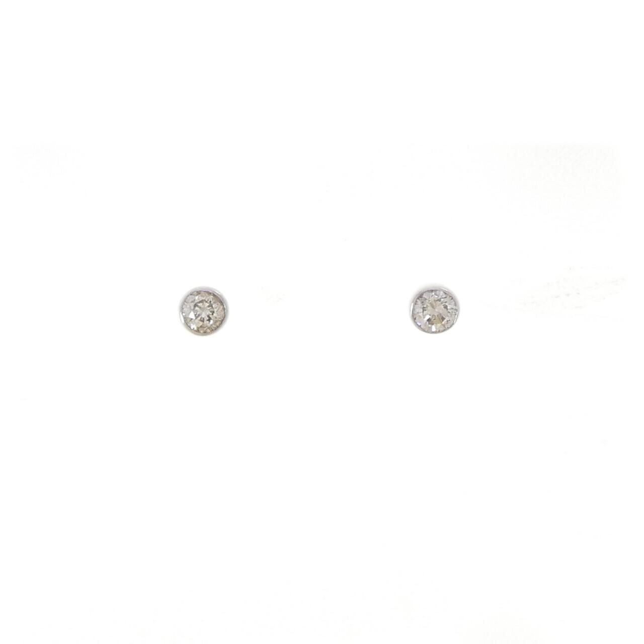 PT900 ダイヤモンド ピアス 0.20CT