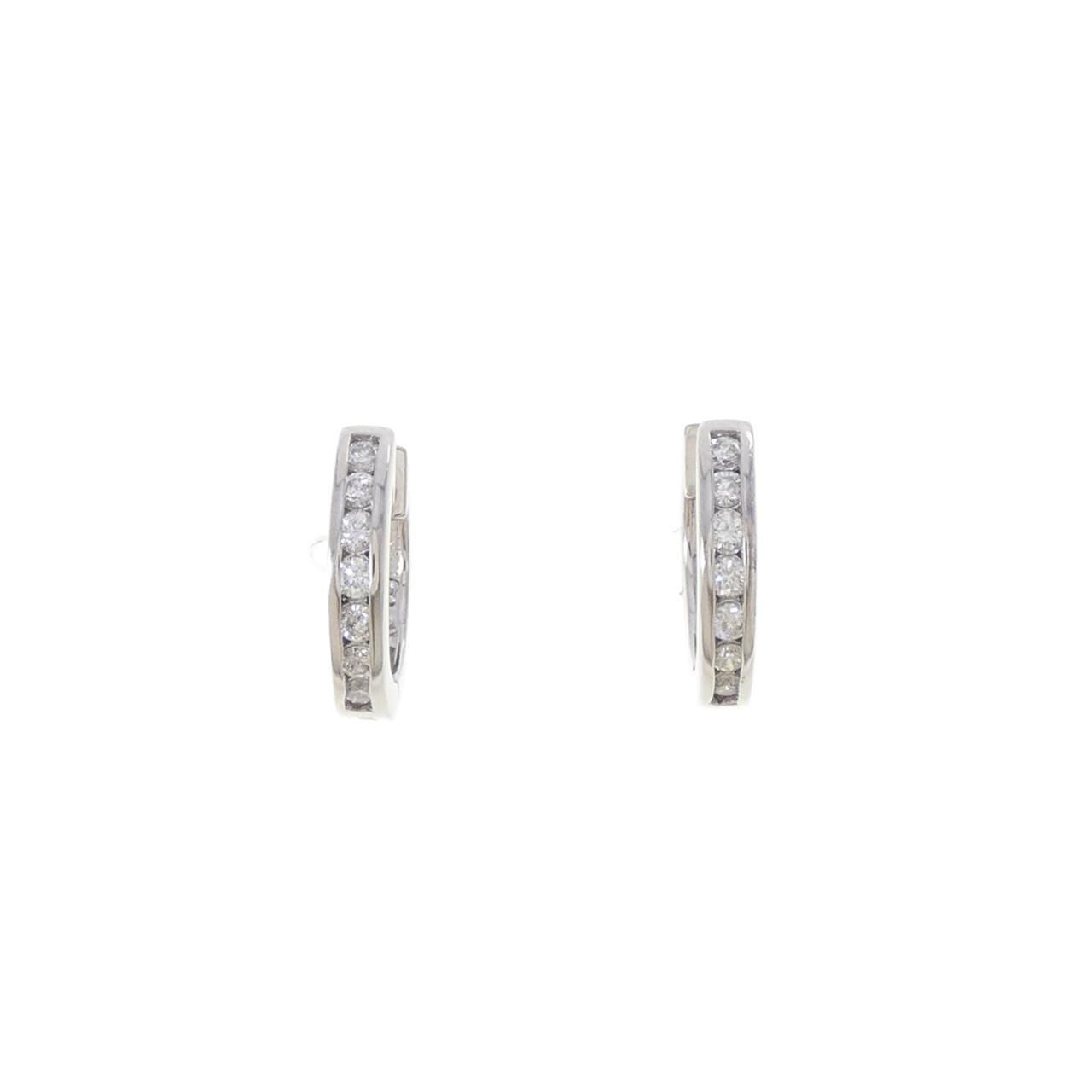 PT900 ダイヤモンド ピアス 0.18CT