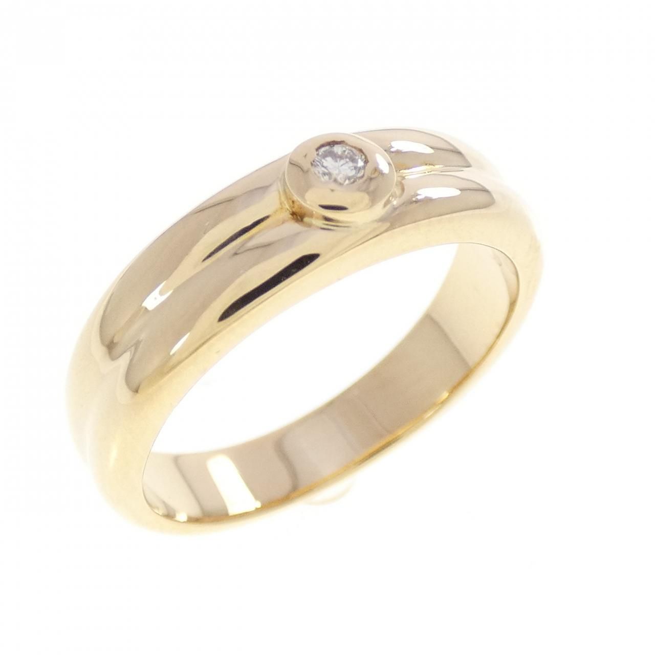 K18YG ダイヤモンド リング 0.03CT