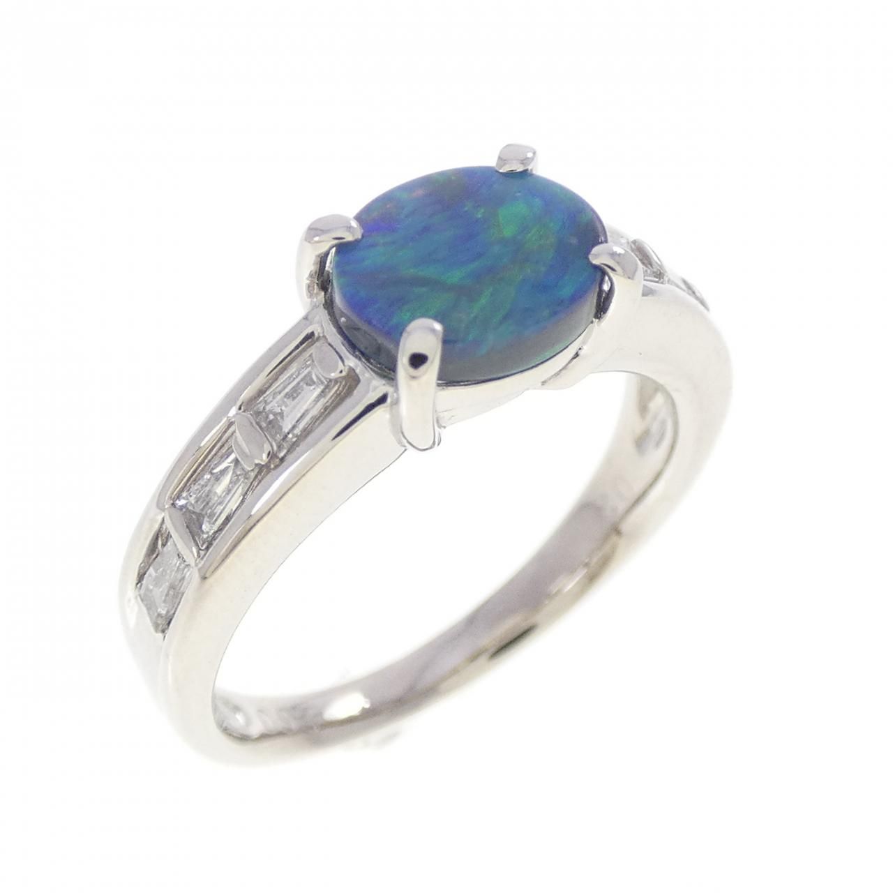PT900 ブラックオパール リング 0.93CT