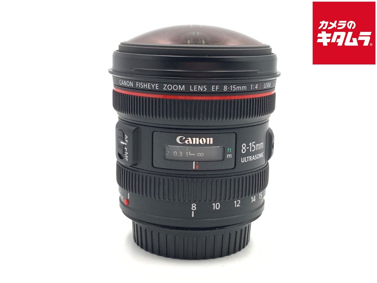 【中古】 【美品】 キヤノン EF8-15mm F4L フィッシュアイ USM