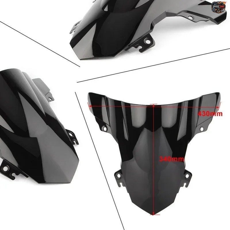 BMW R 2015 - 18 用 ダブルバブル ウインドシールド デフレクター プロテクター ウインドスクリーン S1000RR