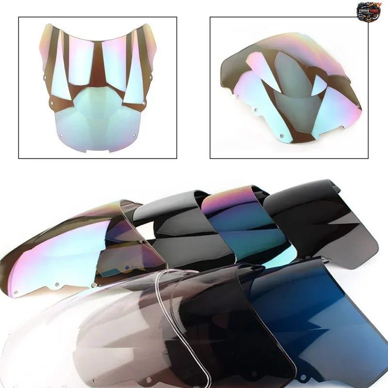 ホンダ CBR1100XX 1996-2007 用 オートバイ用スクリーン ダブルバブル ウインドシールド デフレクター プロテクター ウインドスクリーン CB