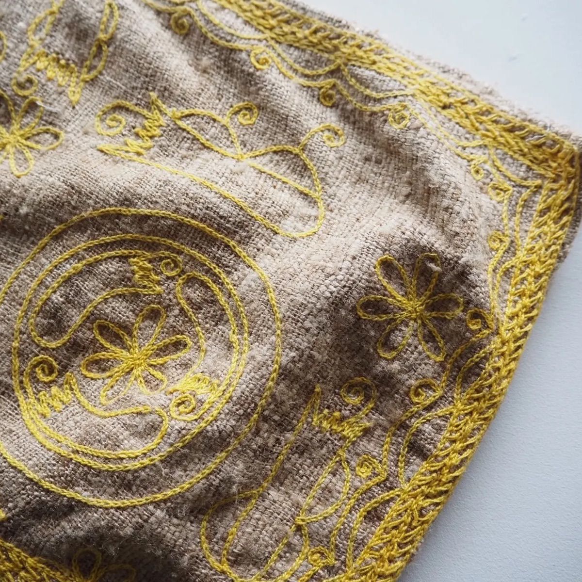 2000年代 DRIES VAN NOTEN ドリスヴァンノッテン 刺繍ストール