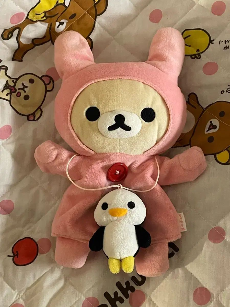 ゴー コリラックマ うさぎ ハンドファーパペット ペンギン