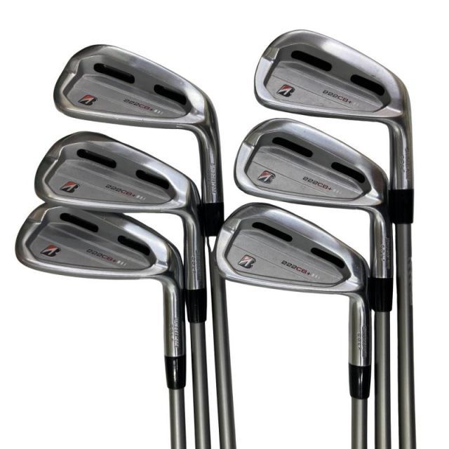 【中古】 ブリヂストン BRIDGESTONE 222CB+ 6S アイアンセット IR MCI B70 (フレックスS) メンズ 男性用 右利き 右用 Cランク ゴルフクラブ