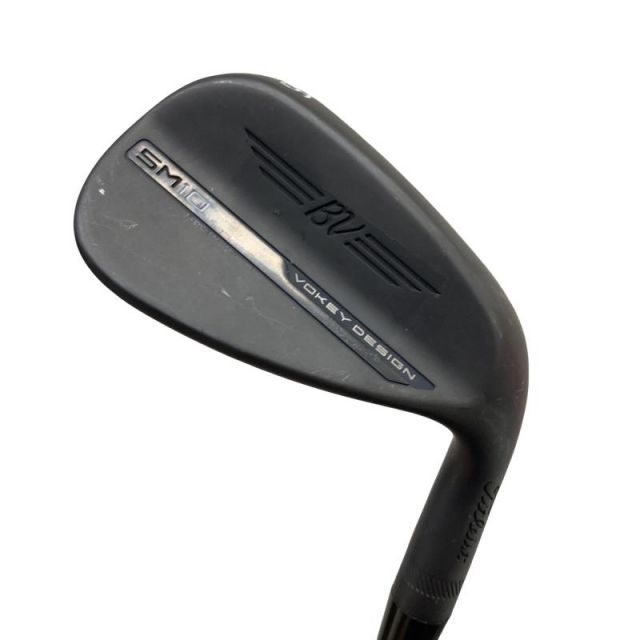 【中古】 タイトリスト VOKEY SPIN MILLED SM10 ジェットブラック 46°/10°F ウェッジ WG 純正特注シャフト (フレックスS) メンズ 男性用 右利き 右用 Cランク ゴルフクラブ