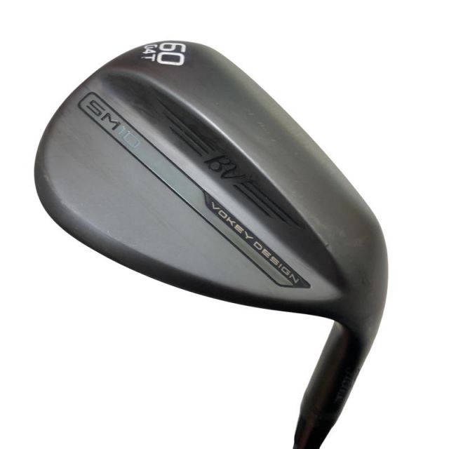 【中古】 タイトリスト VOKEY SPIN MILLED SM10 ジェットブラック 60°/04°T ウェッジ WG 純正特注シャフト (フレックスその他) メンズ 男性用 右利き 右用 Cランク ゴルフクラブ