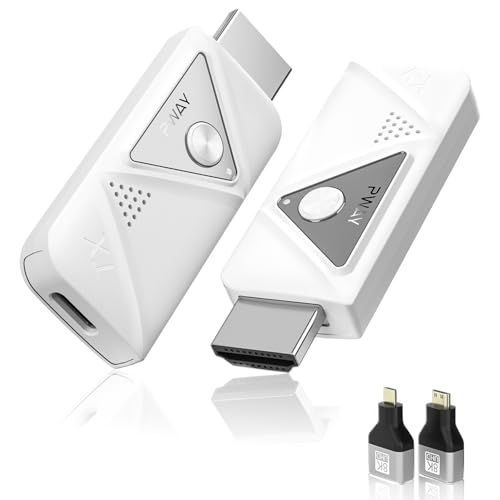 ワイヤレスHDMI 小型 拡張モード 4台増設可能 収納に便利 無線化 送受信機セット HDMI 無線 50m安定転送距離 1080P/5Ghz WIFI&設定不要 映像音声同期出力 TV/PC/Mac/Laptop/Window/カメラ/監 91e8f6e2