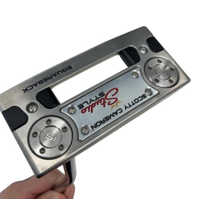 【中古】 タイトリスト SCOTTY CAMERON STUDIO STYLE SQUAREBACK(2025) 34インチ パター PT スチール (フレックスその他) メンズ 男性用 右利き 右用 Aランク ゴルフクラブ