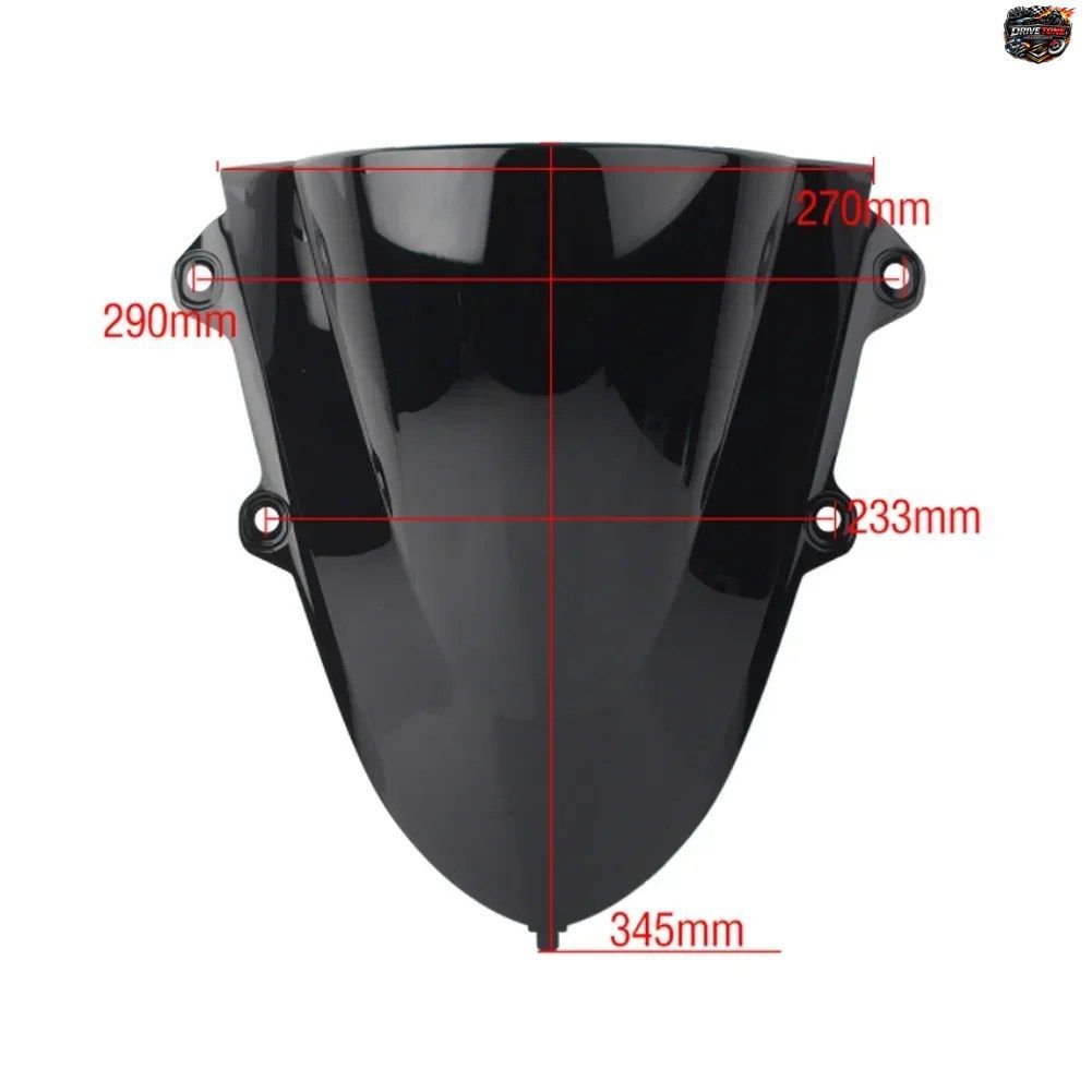ヤマハ 25 R15 V3.0 用オートバイ スクリーン ダブルバブル ウインドシールド デフレクター プロテクター ウインドスクリーン 2017 - 21