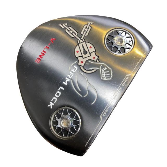 【中古】 オデッセイ ARMLOCK V-LINE 42インチ USA パター PT スチール (フレックスその他) メンズ 男性用 右利き 右用 Cランク ゴルフクラブ