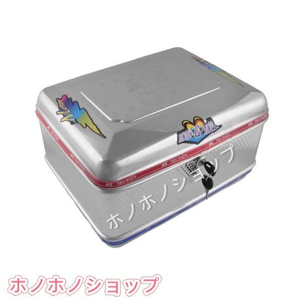 美品未使用トップケース リアケース バイク用 ステンレス 金属製 大容量 シルバー 39x30x24cm 方形 四角 リアボックス 大容量 頑丈 7,432円