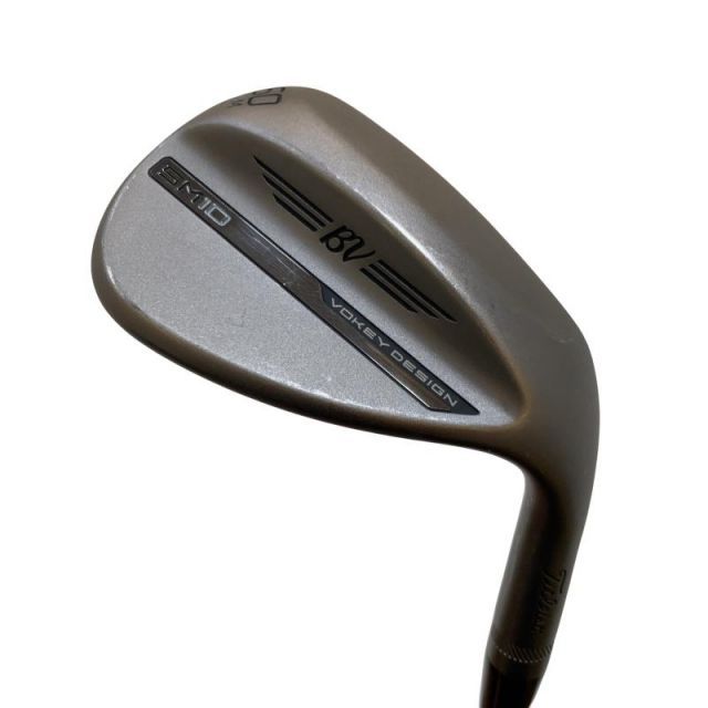 【中古】 タイトリスト VOKEY SPIN MILLED SM10 ニッケル 60°/08°M ウェッジ WG 純正特注シャフト (フレックスS) メンズ 男性用 右利き 右用 Bランク ゴルフクラブ