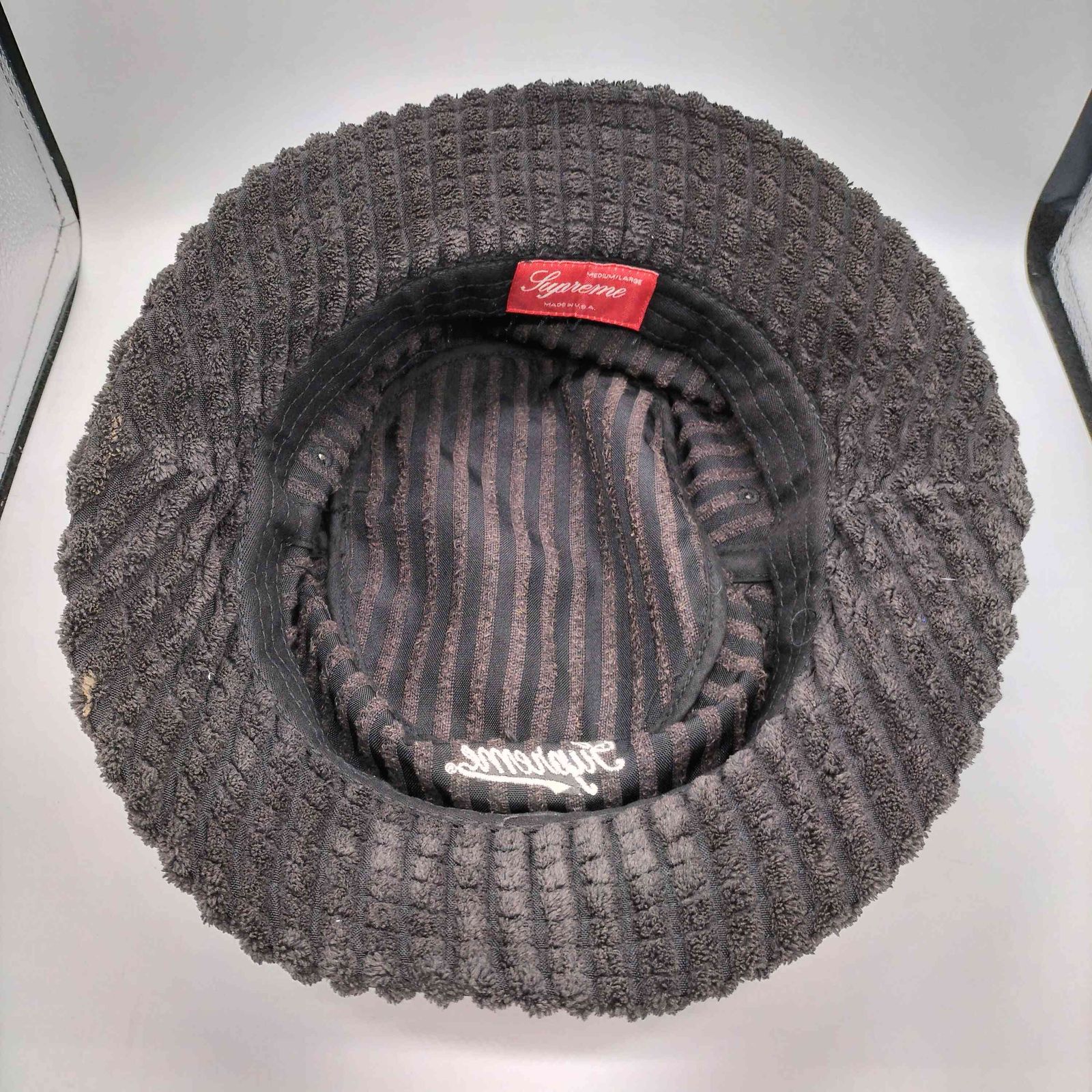 シュプリーム Supreme Terry corduroy crucher メンズ MEDIUM/LARGE