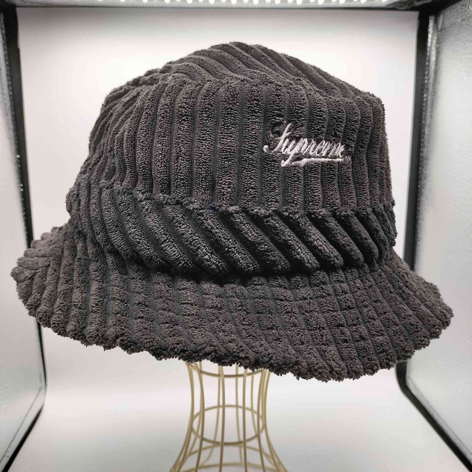 シュプリーム Supreme Terry corduroy crucher メンズ MEDIUM/LARGE