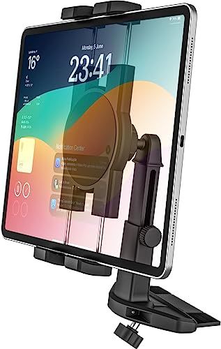 Charchendo タブレット 車載ホルダー cdスロット 高さ角度調整可能 着脱簡単 車 CDプレーヤー スマートフォンホルダーiPad固定 360度角度調整可 落下防止 ナビスタンド 対応機種4-13インチデバイス iPad Pro 1 b3da6f1c