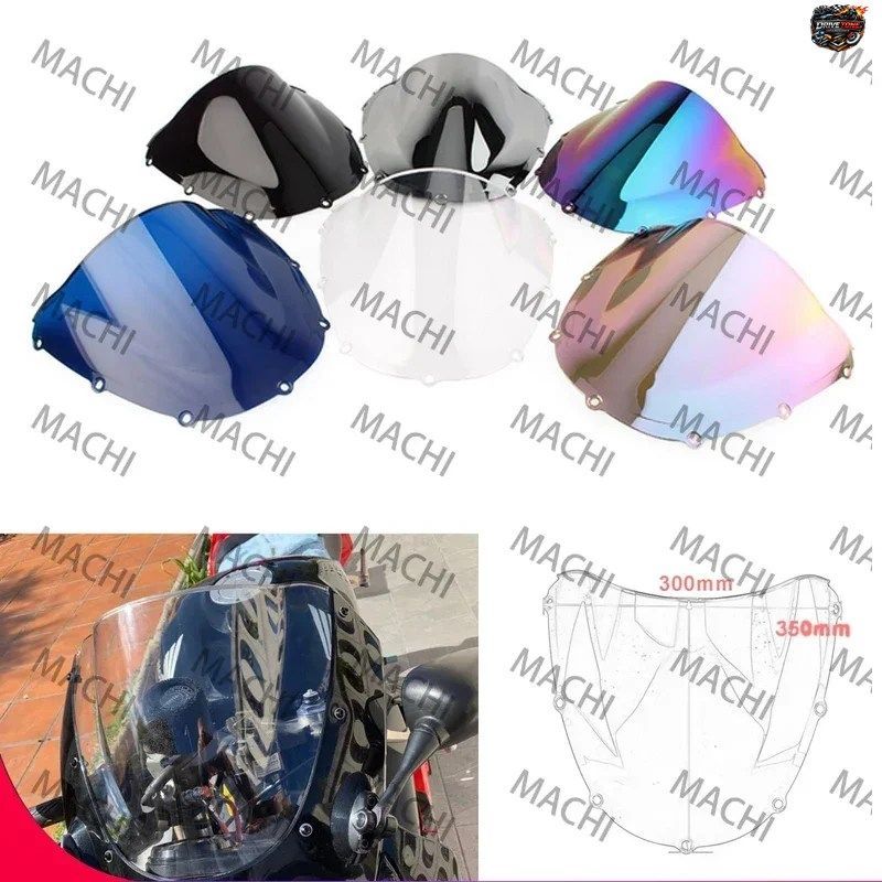 ホンダ 2002 2003 CBR954 CBR954RR 用 ダブルバブル ウインドシールド デフレクター プロテクター ウインドスクリーン