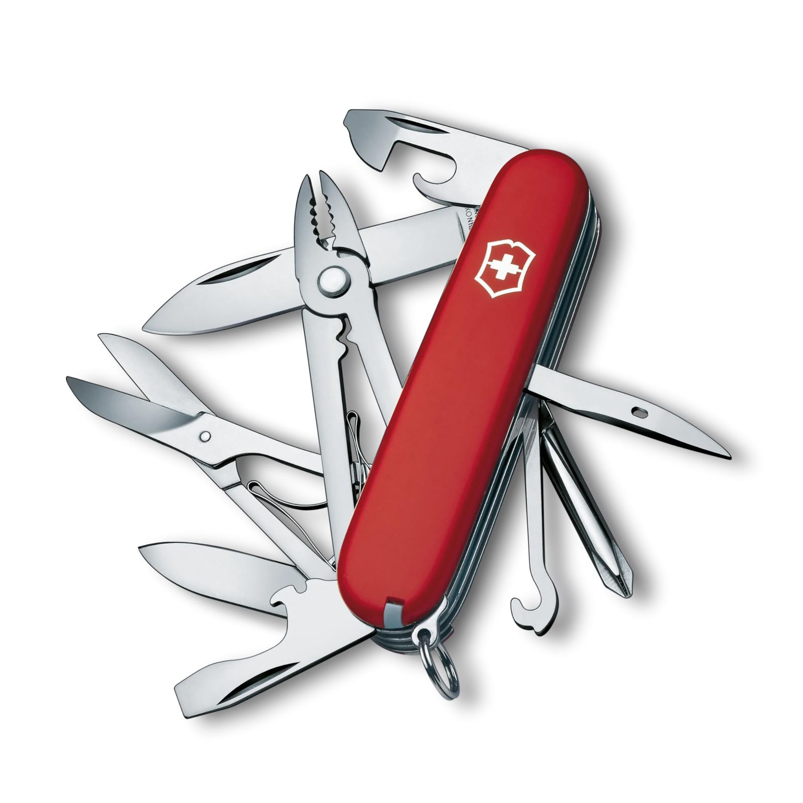 VICTORINOX(ビクトリノックス) デラックスティンカー スイス・アーミーナイフ 多機能 ナイフ アウトドア キャンプ プラスドライバー プライヤー付き 17機能を搭載したスイス製マルチツール コンパクト防災グッズ 十徳ナイフ 【国内正規品】 ...