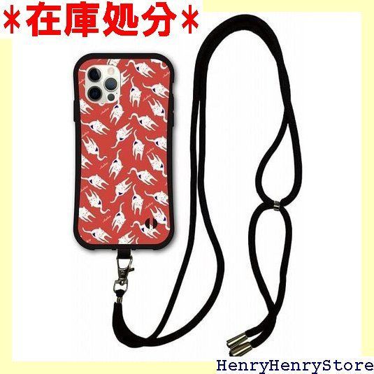 スマホショルダー付 iPhone16互換品 ケース i-coronケース スマホケース スカラー ScoLar デザイン アイフォン16互換品ケース 側面 保護 耐衝撃 スマホカバー 白猫の総柄 かわいい 2482