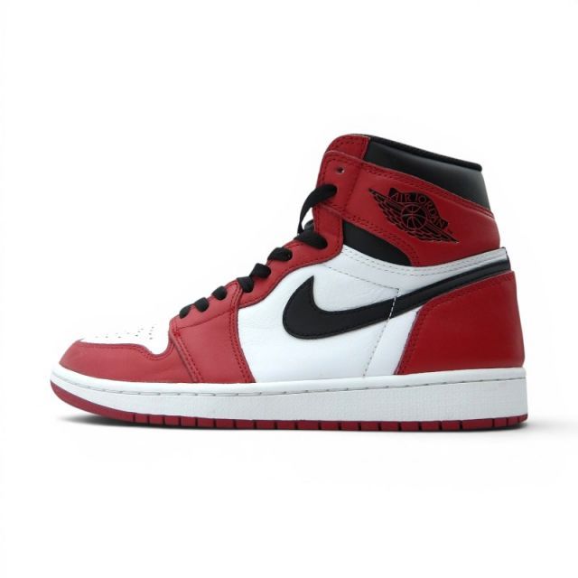 NIKE 2015 AIR JORDAN1 RETRO HIGH OG CHICAGO サイズ27.0cm 555088-101 箱有 ナイキ エアジョーダン1 レトロ ハイ オージー シカゴ スニーカー 大名店