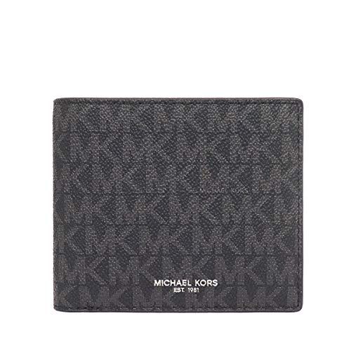 [マイケルコース] MICHAEL KORS 財布(二つ折り財布) 36U9LCRF3B ブラック クーパー シグネチャー W ビルフォールド コイン ポケット ウォレット メンズ [アウトレット品] [ブランド] [並行輸入品]pms