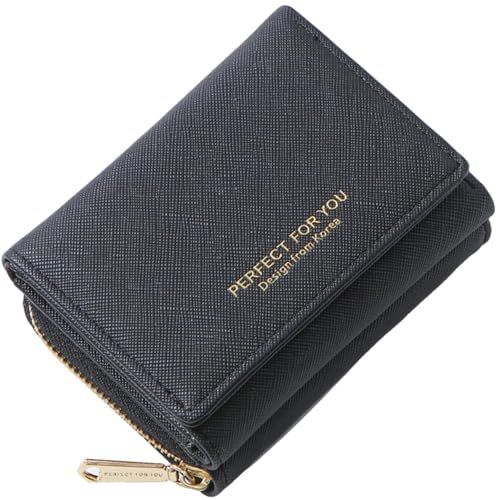 [Smomo] 三つ折り財布 レディース PU ミニ財布 コンパクト財布 ボタン型 小銭入れ カード入れ 可愛い 通勤 通学 一粒万倍日 バレンタイン ギフトpms