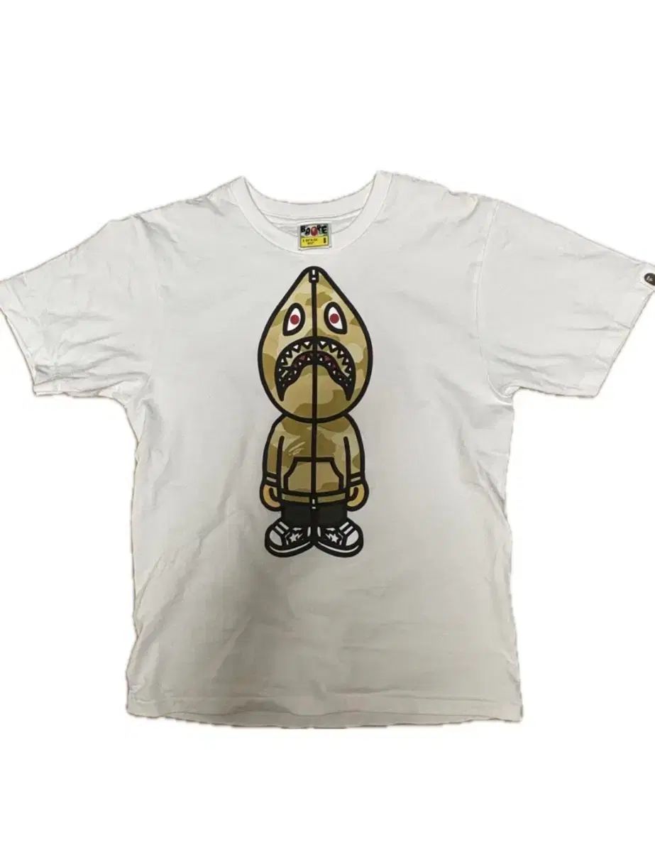 A BATHING APE アベイシングエイプ カモフラ Classic シャーク 半袖