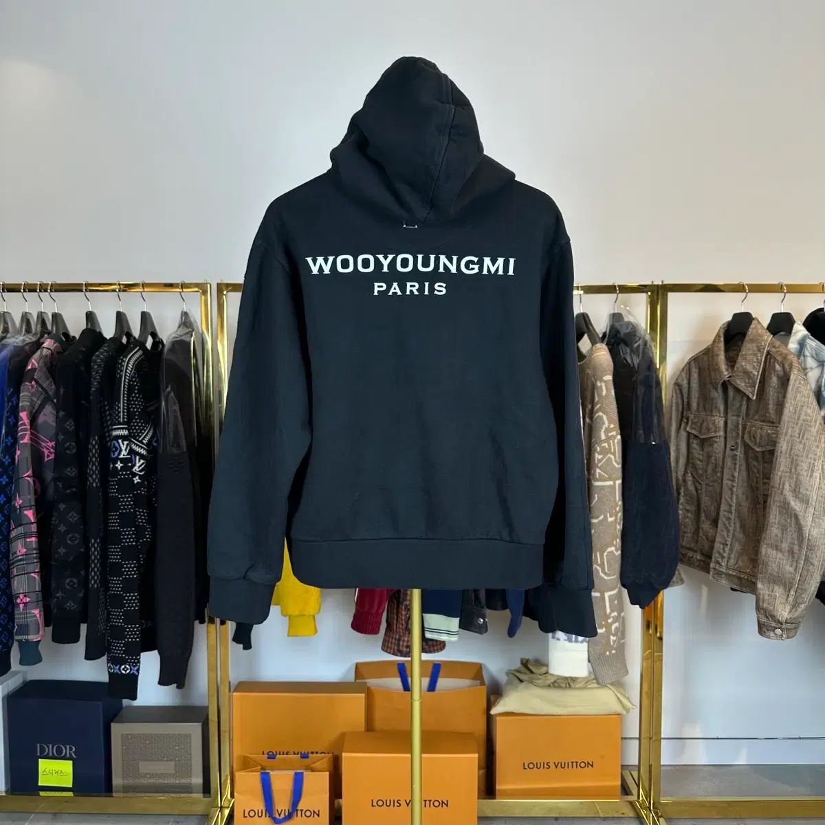 WOOYOUNGMI ウーヨンミ レタリング レディース フーディー