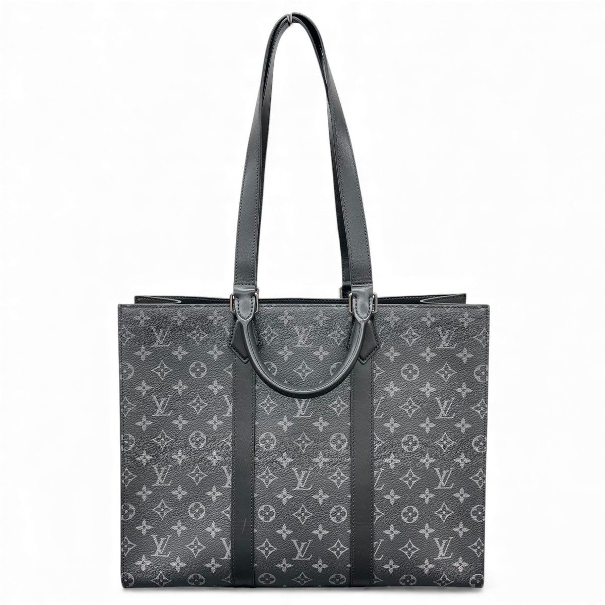LOUIS VUITTON 公式完売 極美品 ルイヴィトン サックプラ 24H モノグラムエクリプス 2way トートバッグ ショルダー M47059 RFID確認済 ビジネスバッグ Aランク 鑑定済 中古 【定価561,000円】
