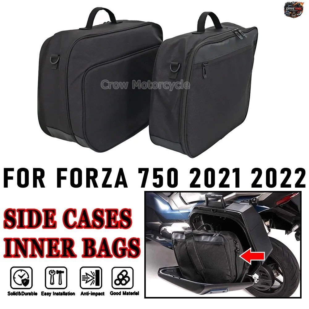 ホンダ FORZA 750 用 NEWFORZA 750 モーターサイクルアクセサリー サイドケース インナーバッグ FORZA 750 2021 2022 ブラック サイドケー