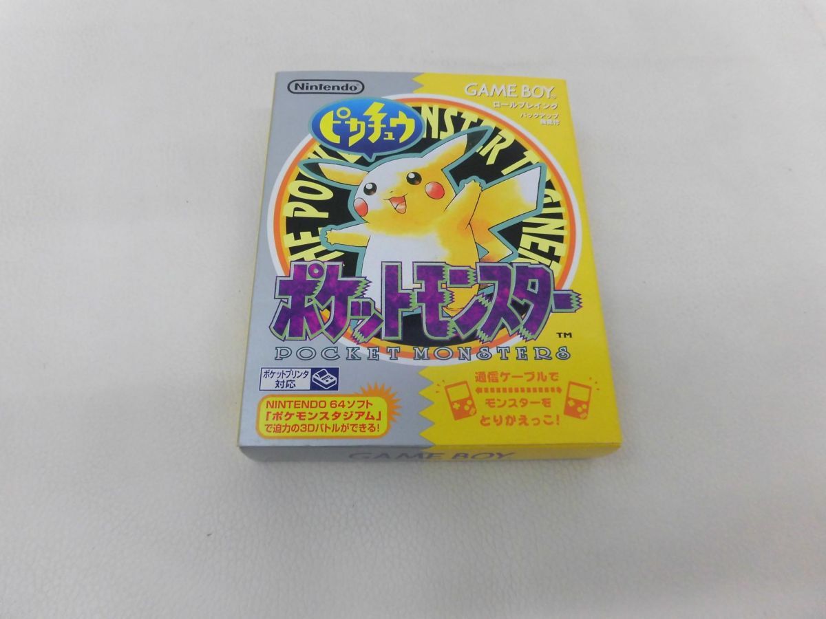 中古品 ゲーム ゲームボーイ ソフト ポケットモンスター ピカチュウ 箱付き