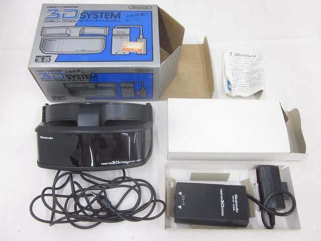 中古品 ゲーム ファミコン アクセサリ-・周辺機器 3Dシステム HVC-3DS 動作未確認 箱付き