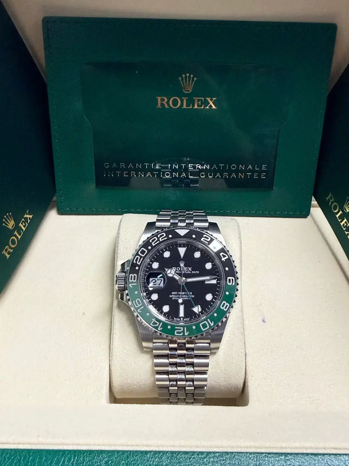 ROLEX ロレックス GMTマスター2 スプ​​ルガール ジュビリー 24年12月 ほぼ新品 フルセット