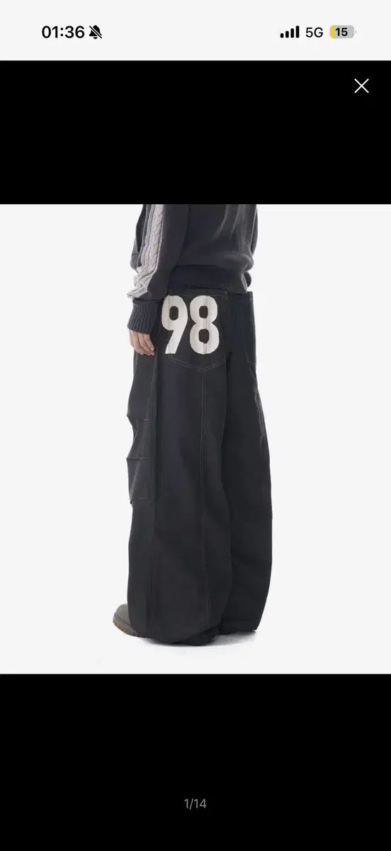 アークナム 98 プリンティング ピンタック パンツ