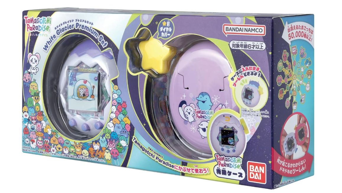 【7月発売 予約】 Tamagotchi Paradise - White Glacier Premium Set たまごっちパラダイス