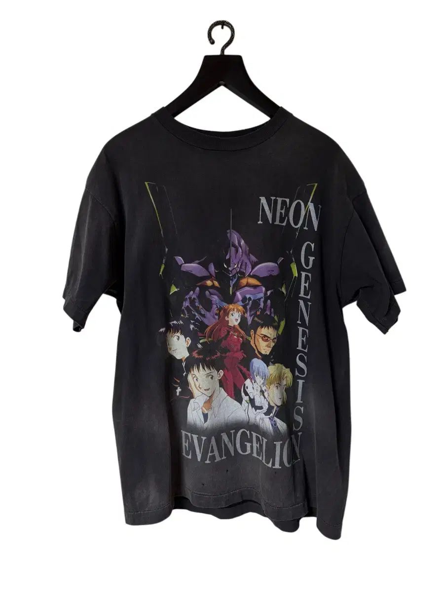 L SAINT MICHAEL(セント マイケル) x エヴァンゲリオン ネオン 半袖 Tシャツ