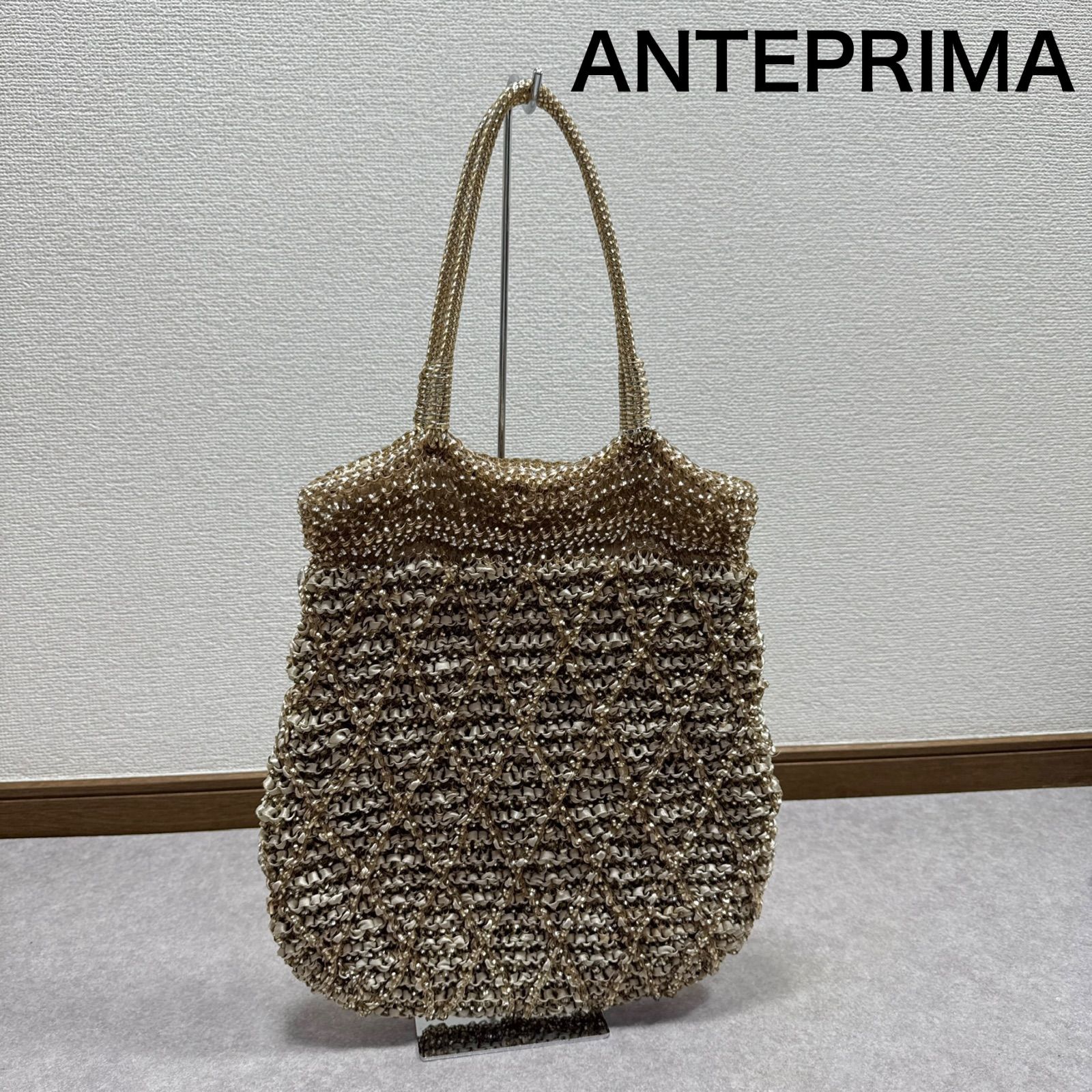 ANTEPRIMA アンテプリマ ワイヤーバッグ ハンドバッグ ゴールド系 
