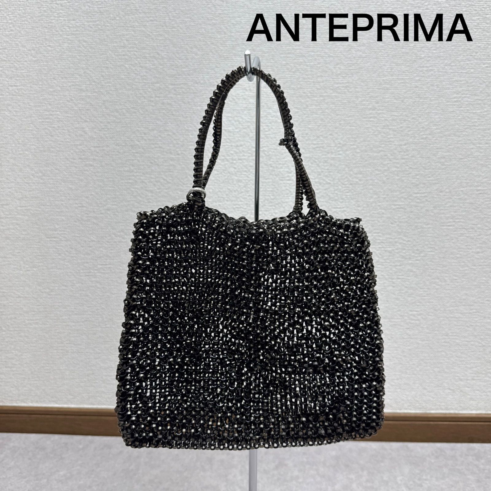 ANTEPRIMA アンテプリマ ワイヤーバッグ 小型 ハンドバッグ ブラック 