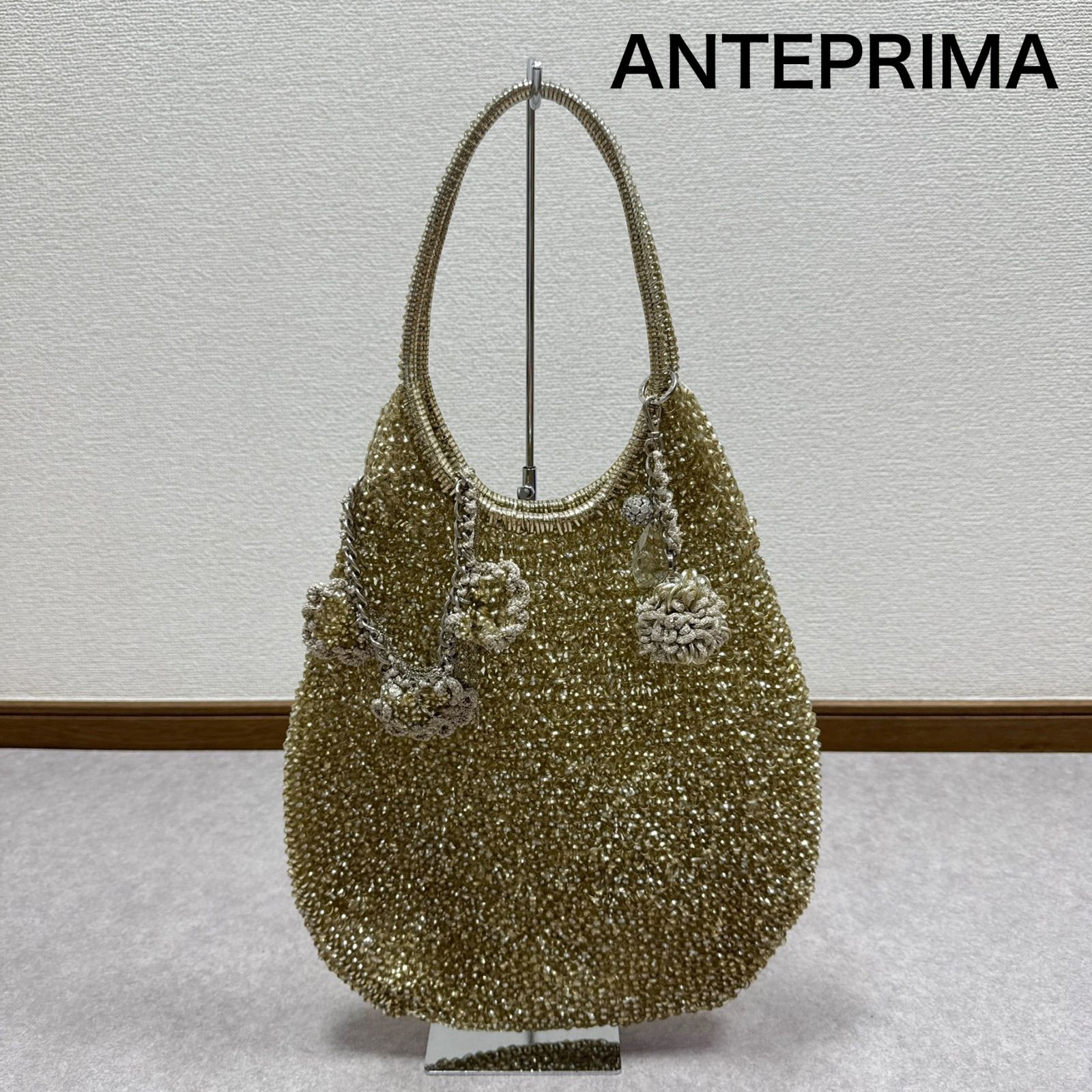 ANTEPRIMA アンテプリマ ワイヤーバッグ ハンドバッグ ゴールド系 