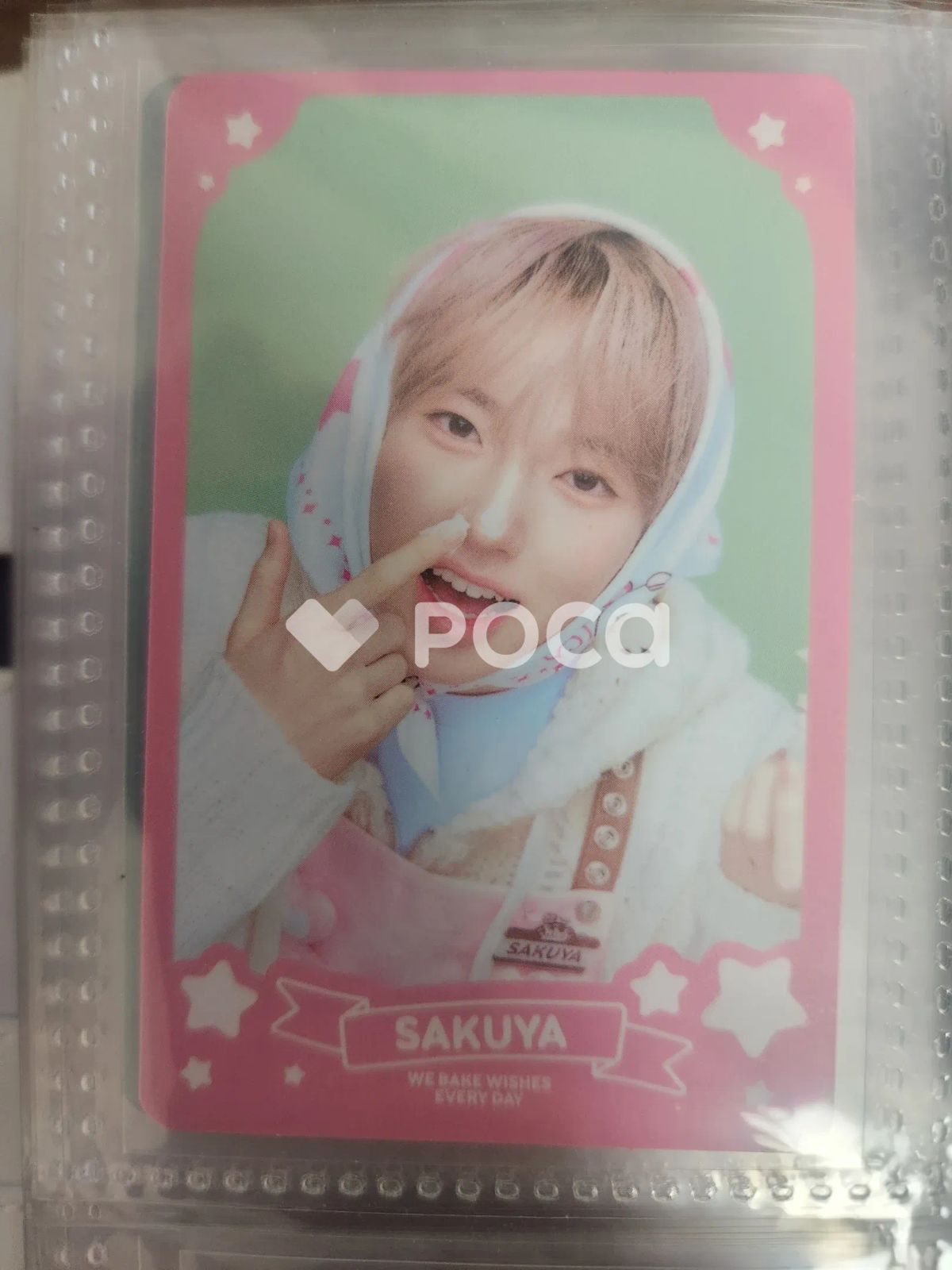 NCT サクヤ NCT WISH POP UP [WISH BAKERY] RANDOM PATISSIER CARD SET