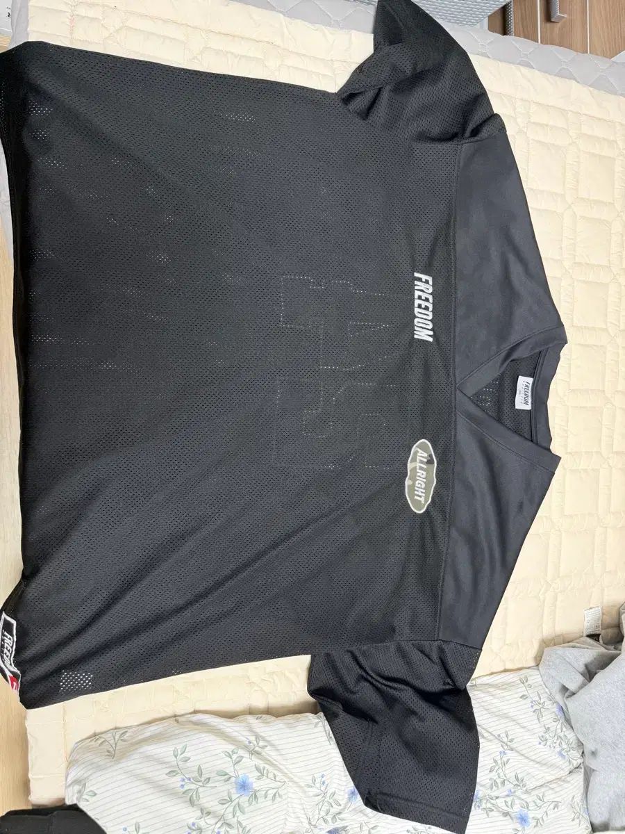 FREEDOM ALLRIGHT カモフラ メッシュ ラグビー ジャージ (ブラック) 4XL 新品