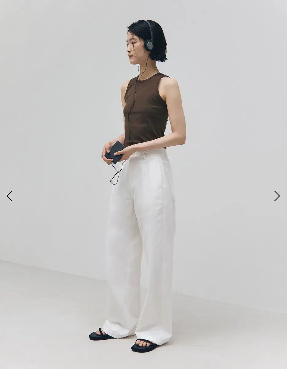 オーヘイ AOREI wide cotton pants ワイド コットン パンツ