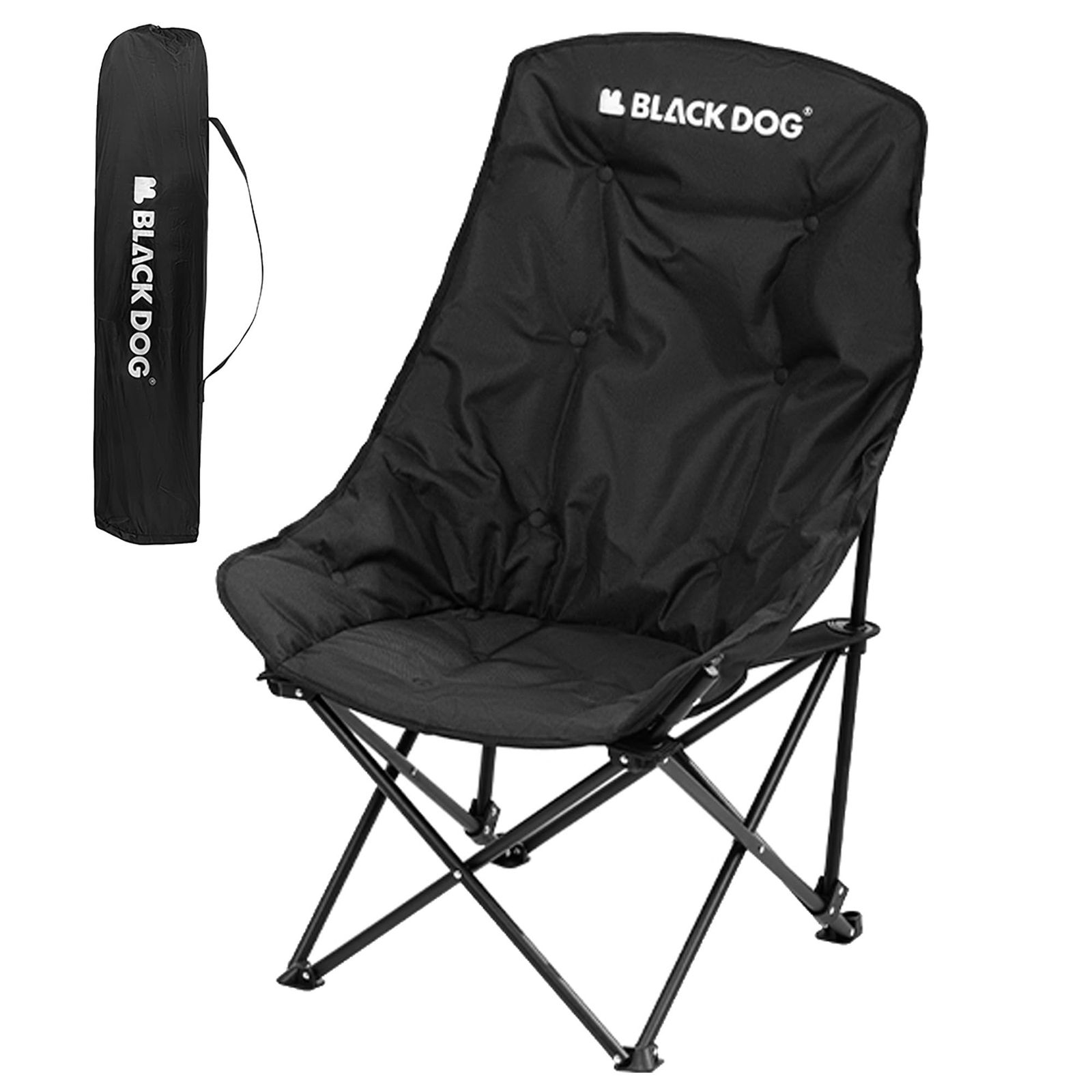 新品 Blackdog 折りたたみ椅子 ハイバック 約150kg耐荷重 組み立ては不要 1秒収納 釣り椅子 アウトドア 心地よい 頑丈安定 携帯便利 600Dオックスフォード 折りたたみチェア 持ち運び キャンプ イス BBQバーベキュー 登山 イベント 祭り