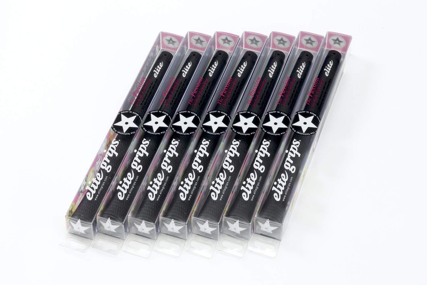 新品 elitegrips (エリートグリップ) ゴルフ グリップ S48 STAR 7本セット ベルリナブラック バックライン無し