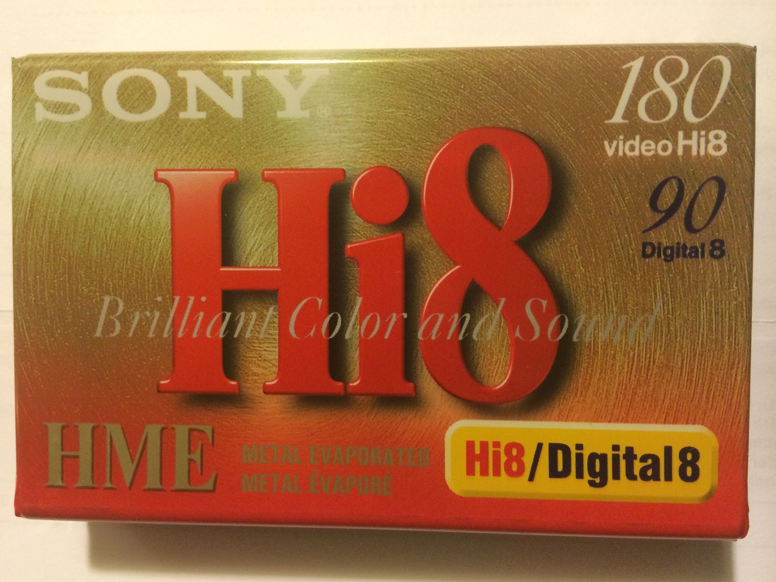 新品 Sony e6 ? 180hmeb hi-8 mmテープ(パッケージの1 )